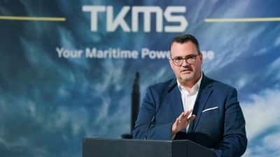 Image for 'Money alone does not build ships,' TKMS CEO says on rival Rheinmetall bid for GNYK