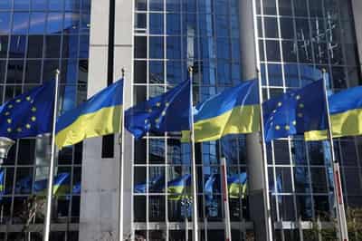 Image for EU eyes Ukrainian membership, could be bargaining chip in Russia talks