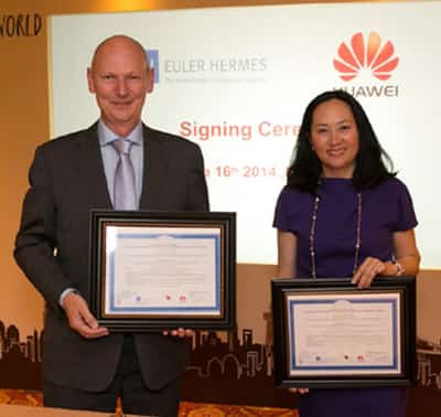 Image for HUAWEI SIGNS BENCHMARK DEAL WITH EULER HERMES TO COVER EUROPEAN MOBILE BUSINESS AGAINST PAYMENT DEFAULT