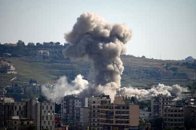 Image for US says it struck Iranian military sites, Tehran responds with air base attack