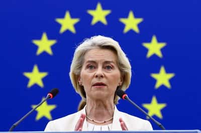 Image for EU will use all tools to cut China trade deficit, von der Leyen says