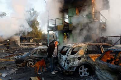 Image for Russia kills 11 in one of its biggest strikes on Ukraine, Zelenskiy says