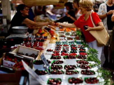 Image for Euro zone inflation fall confirmed, easing pressure on ECB to hike