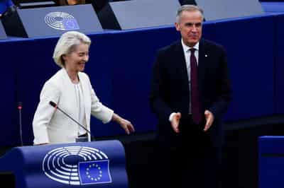 Image for Canada and EU should ally to protect democracies, Carney says, after 'associate member' proposal angers Trump