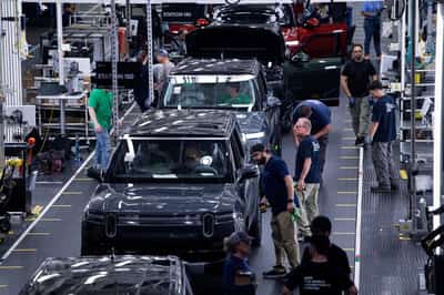 Image for Volkswagen says Rivian JV tech could extend to combustion cars in future