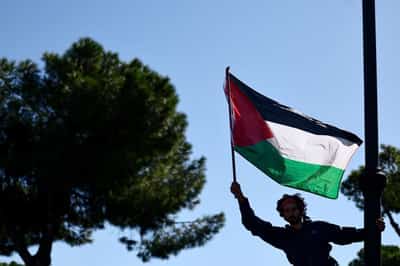 Image for Italians take to the streets for Gaza flotilla general strike