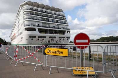Image for Cruise ship stopped from disembarking in France over likely stomach flu outbreak