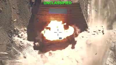 Image for US military completes its latest strikes on Iran, marking the 10th successive night of attacks
