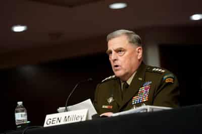 Image for Under fierce Republican attack, U.S. General Milley defends calls with China