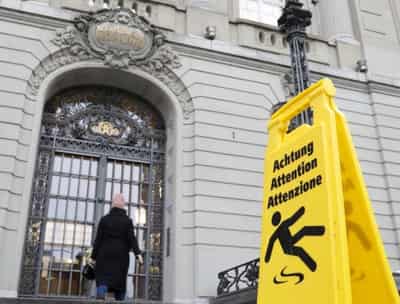 Image for Swiss National Bank says inflation battle not yet won