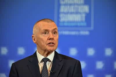 Image for Shortages of new aircraft, fuel put emissions goal at risk, IATA's Walsh says