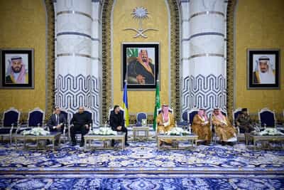 Image for Ukraine, Saudi Arabia sign deal on defence cooperation, Zelenskiy says