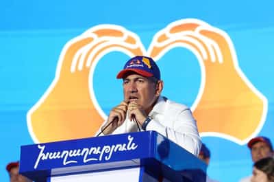 Image for Armenians vote with peace efforts and Russia in focus
