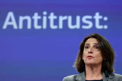 Image for EU antitrust chief meets Google, Meta, OpenAI, Amazon CEOs amidst AI scrutiny