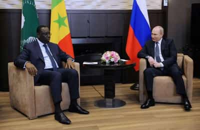 Image for Senegal leader says Putin showed readiness to free up Ukrainian grain exports