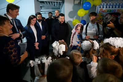 Image for Zelenskiy says Ukrainian drones have effectively closed Russian airspace