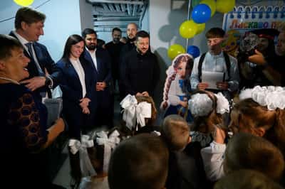 Image for Zelenskiy says Ukrainian drones have effectively closed Russian airspace