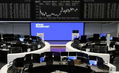 Image for European shares rise as Danone, Flutter Entertainment jump