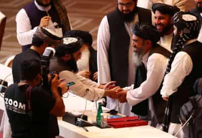 Image for Exclusive-Taliban aim to present written peace plan at talks as soon as next month
