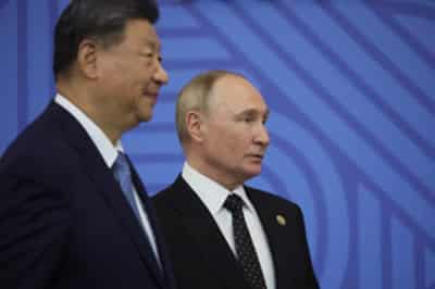Image for Russia-China ties play a stabilising role in international affairs, Putin tells Xi