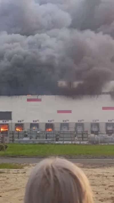 Image for Industrial facilities in Russia's Ryazan on fire after drone attack, regional governor says