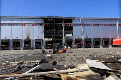 Image for Russia hits port export facilities in Ukraine's Odesa region, Kyiv says