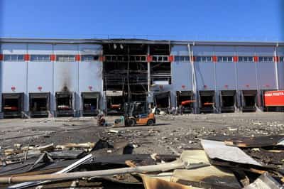 Image for Russia hits port export facilities in Ukraine's Odesa region, Kyiv says