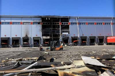 Image for Russia hits port export facilities in Ukraine's Odesa region, Kyiv says