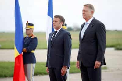 Image for Ukraine needs strong signal from EU, Macron says ahead of possible visit
