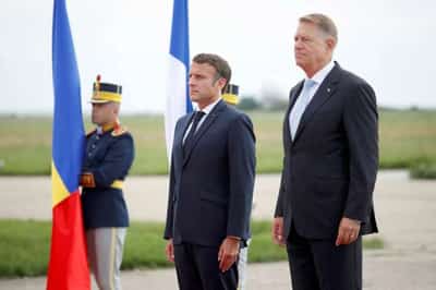 Image for Ukraine needs strong signal from EU, Macron says ahead of possible visit