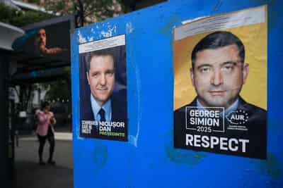 Image for Romanian centrist has slight lead over hard-right ahead of tight Sunday vote-survey