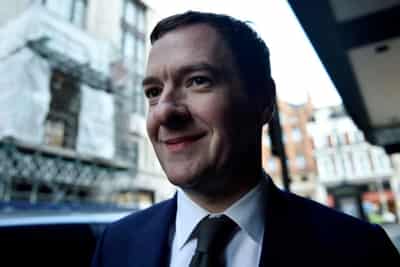 Image for Former UK finance minister Osborne joins M&amp;A bank Robey Warshaw