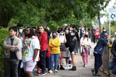 Image for UK records 9,055 new COVID-19 cases, highest since February