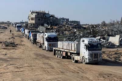 Image for US, Israel near deal on aid delivery to Gaza, Axios reports