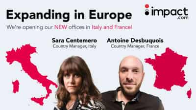 Image for impact.com Expands in Europe, Announces the Opening of its New Offices in Italy and France