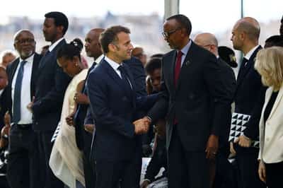 Image for Macron, Kagame inaugurate Rwanda genocide memorial in Paris