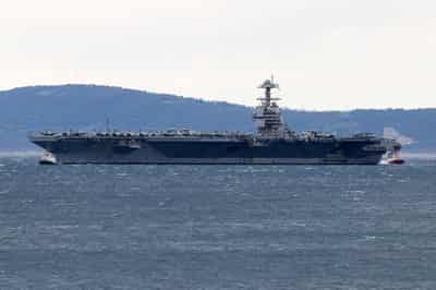 Image for US carrier Ford arrives in Croatia for repairs