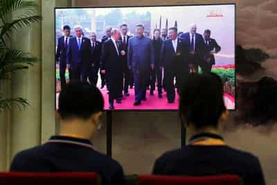 Image for Who were the foreign leaders at China's military parade?