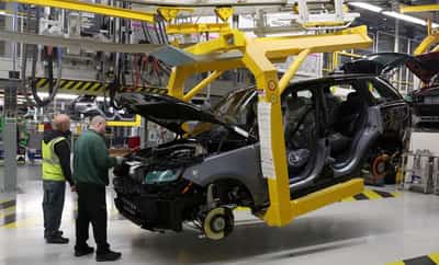Image for UK car output falls in August as JLR cyberattack threatens September production