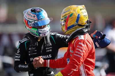 Image for Motor racing-Antonelli denies Hamilton a home sprint win