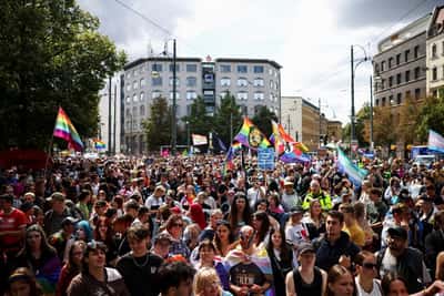 Image for 'Vote for Love': Magdeburg Pride crowds challenge AfD ahead of election