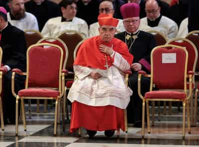 Image for Vatican court declares partial mistrial in Cardinal Becciu case, citing procedural errors