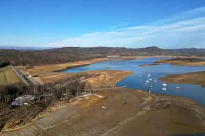 Image for Farming and tourism under threat as winter drought dries up France’s Lake Montbel