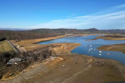Image for Farming and tourism under threat as winter drought dries up France’s Lake Montbel