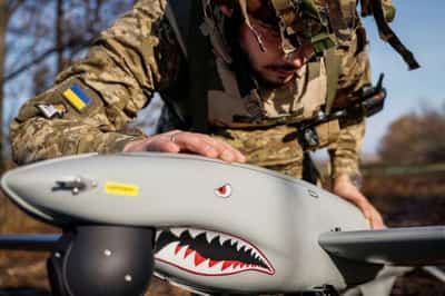Image for The drones fighting cat and mouse battles behind Russian front lines in Ukraine
