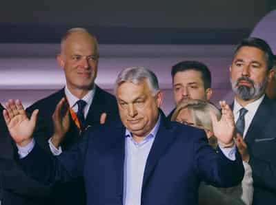 Image for Hungarian forint jumps after Orban's election defeat