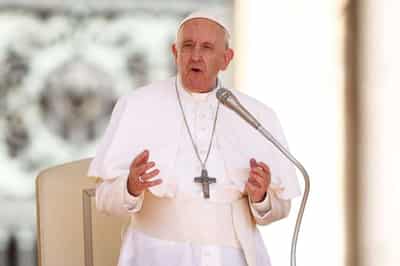 Image for Pope raps Russian ‘cruelty’ in Ukraine, says invasion violates nation’s rights