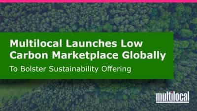 Image for Multilocal Launches Low Carbon Marketplace Globally To Bolster Sustainability Offering