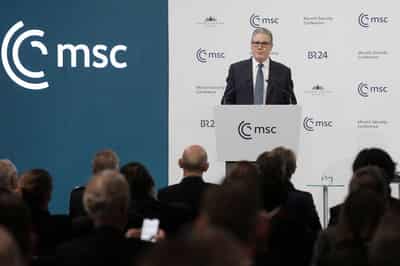 Image for UK's Starmer says we must build 'hard power' at European security conference