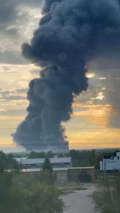 Image for Russian online retailer Ozon warehouse in Orenburg region hit in drone attack, governor says
